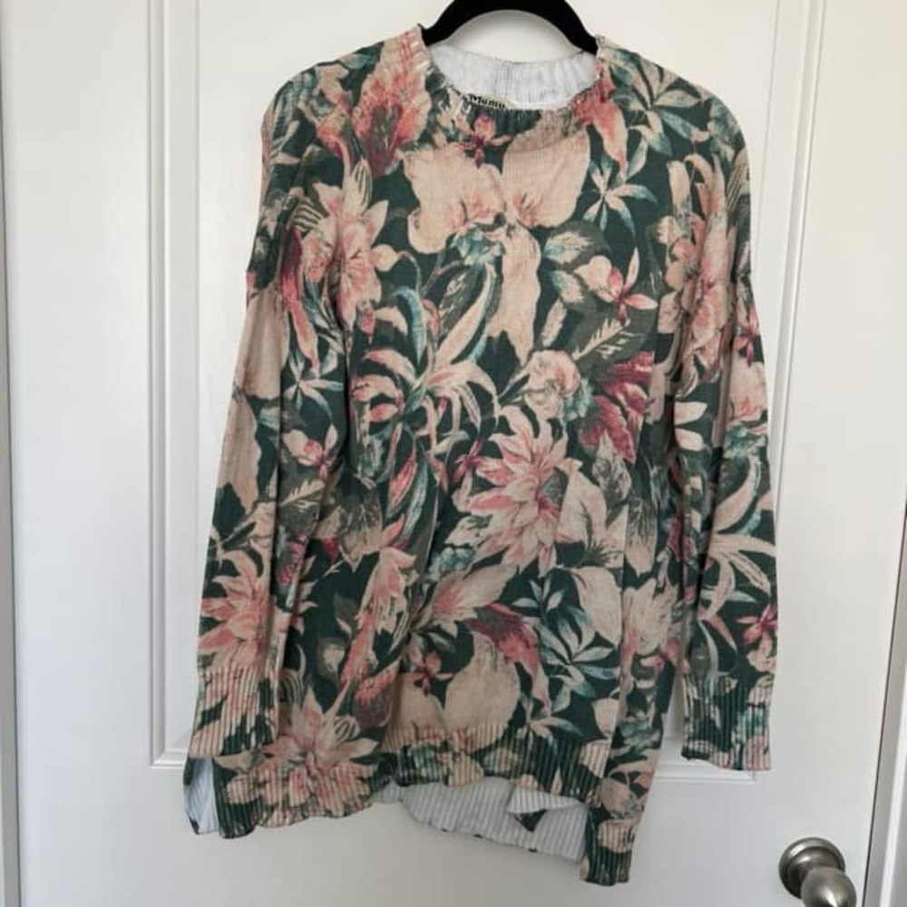 Show Me Your MuMu USED Fireside Sweater Petal Pines Knit Small